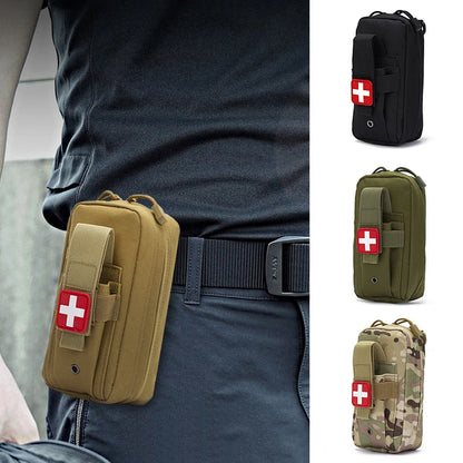 Medical EDC Bag Molle First Aid Kit Portable Outdoor Rescue Bag Tourniquet Scissors Bag Hunting Survival Pack Hiking Accessories
