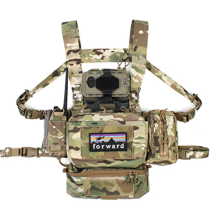 PEW TACTICAL FERRO STYLE Chesty ATAK Panel AIRSOFT Front MOLLE Panel Atak Panel Airsoft Expansion Board Ferro Style
