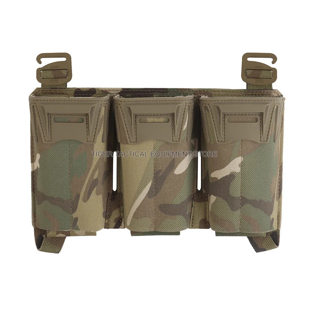 Tactical Multi-caliber Mag Pouch Placard 2nd Layer Admin Pouch Set MOLLE Quick Pull Airsoft Hunting Plate Carrier Front Panel