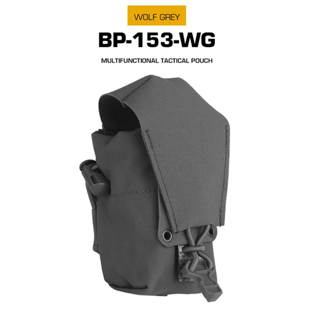 Tactical Vest Molle Silent Flash Bang Pouch Bag Multifunctional Pouch Flip Sundries Bag Outdoor