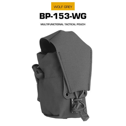 Tactical Vest Molle Silent Flash Bang Pouch Bag Multifunctional Pouch Flip Sundries Bag Outdoor
