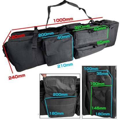 M249 Tactical Gun Bag Large Capacity Hunting Shooting Gun Case Protective Foam Pad Airsoft Double Rifles Carry Shoulder Bag Gear