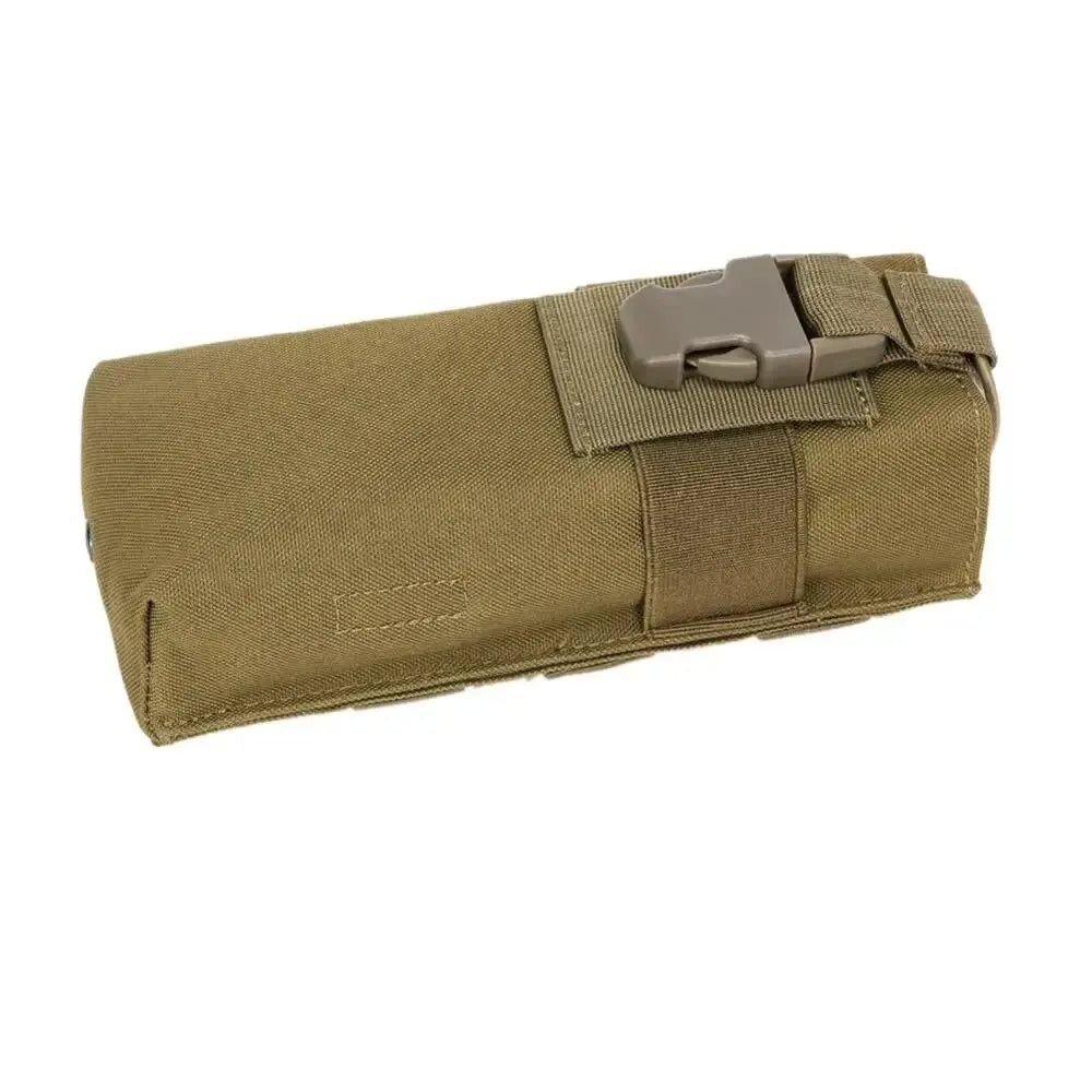 Outdoor Walkie Talkie Pouch Water Bottle Bag Handheld Radio Bag Molle Tactical Multifunctional Accessory Bag Travel EDC Pack