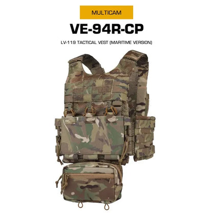 WOSPORT Outdoor Hunting Vest LV-119 Camouflage Tactical Vest Water Edition Inner Storage Bag External Buckle Back Expansion