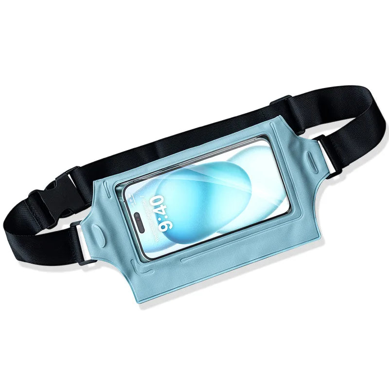 Outdoor Waterproof WaistBag PVC Dry Pouch with Phone Touch Screen Window for Swimming Fishing Hiking Kayaking Beach Water Sports