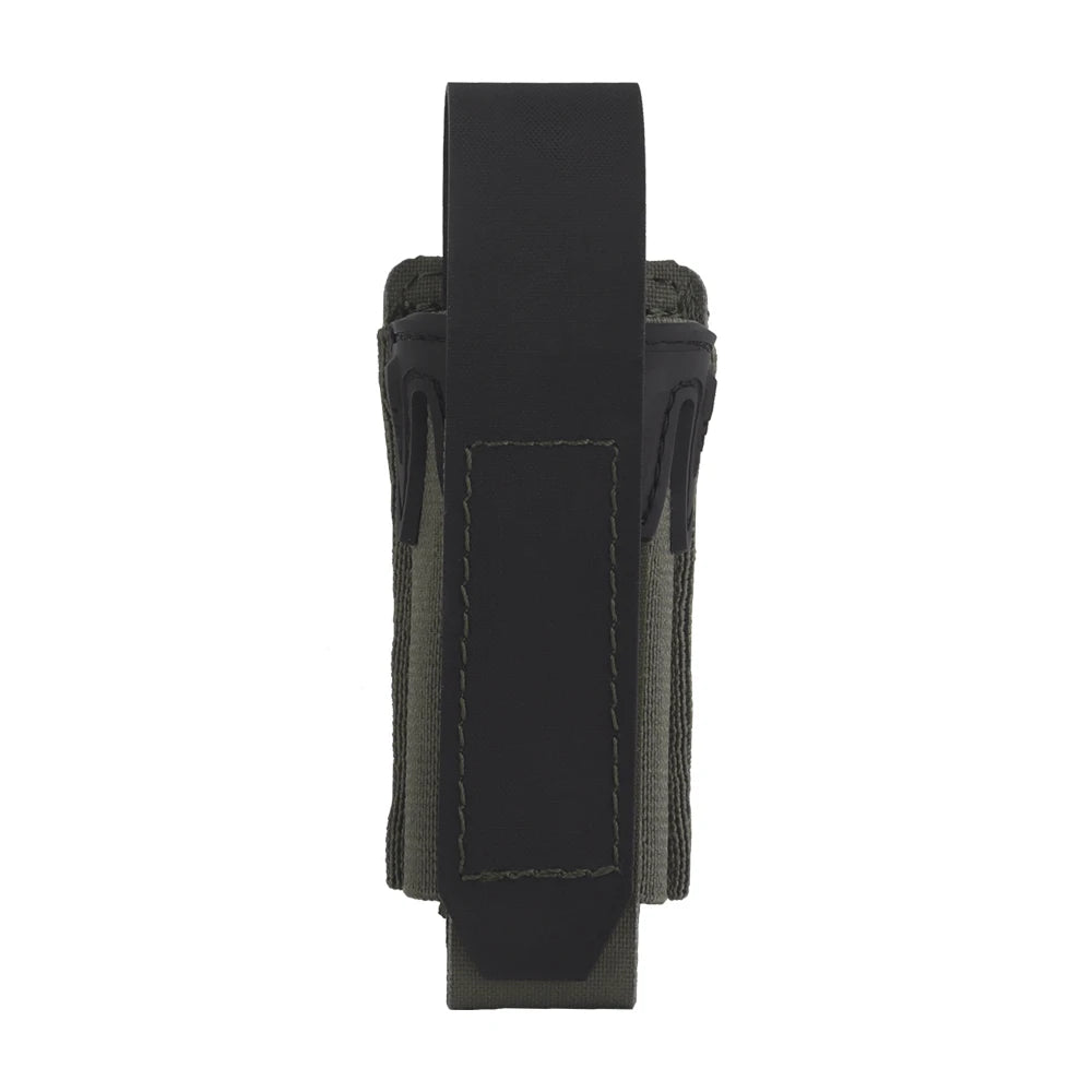 MOLLE Pistol Magazine Pouch 9mm .40 .357 .45ACP Single/Double Mag Holder Carrier for EDC Airsoft GBB Tactical Vest Belt