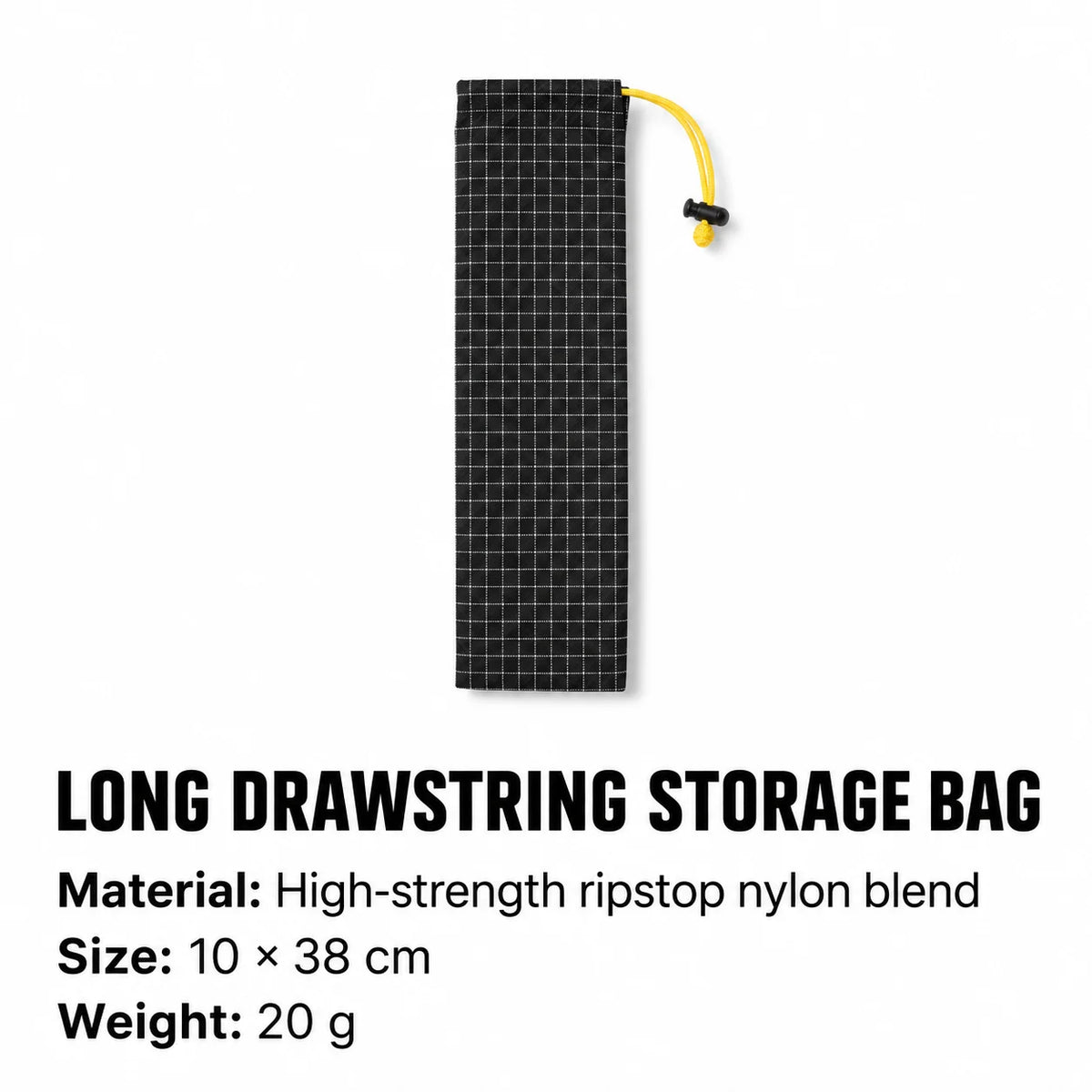 Ultralight Dyneema Ripstop Drawstring Bag Portable Outdoor Storage Pouch Camping Hiking Fishing Gear Organizer Accessories Bag