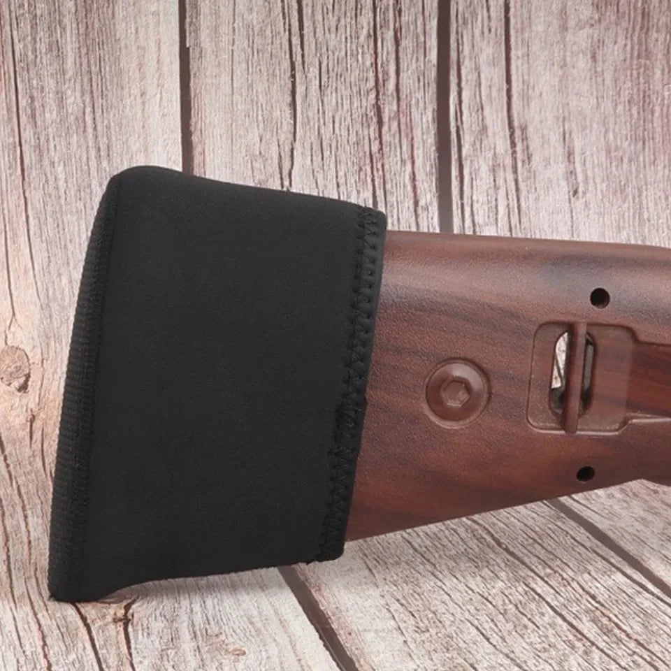 Rubber Slip-On Recoil Reducing Pad for Rifle and Shotgun Buttstock Pad Hunting Rifle Butt Shooting Anti-slip Cover Accessories