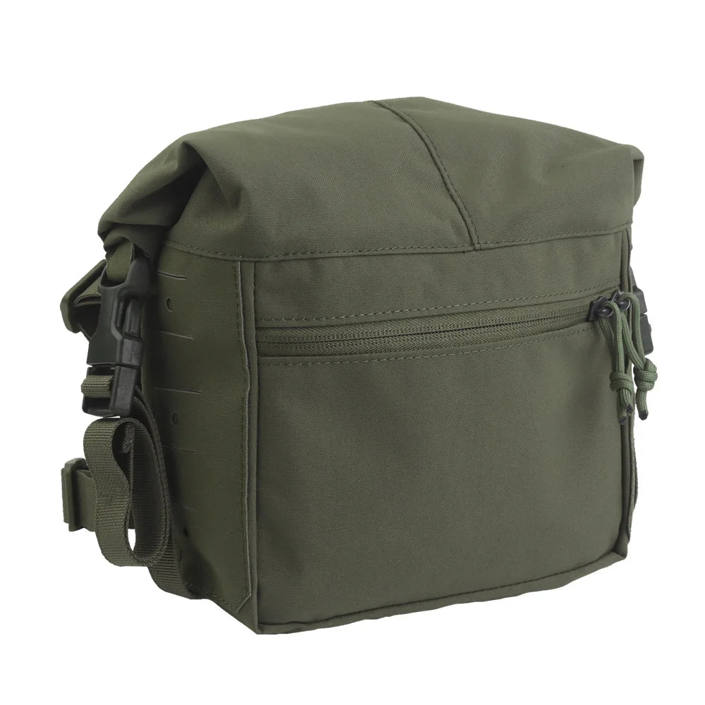 Tactical 34 Alpha Chest Rig SS Style MOLLE System Hunting Chest Vest Carrier (LBV) with Expansion Backpack Alpha Kit Utility Bag