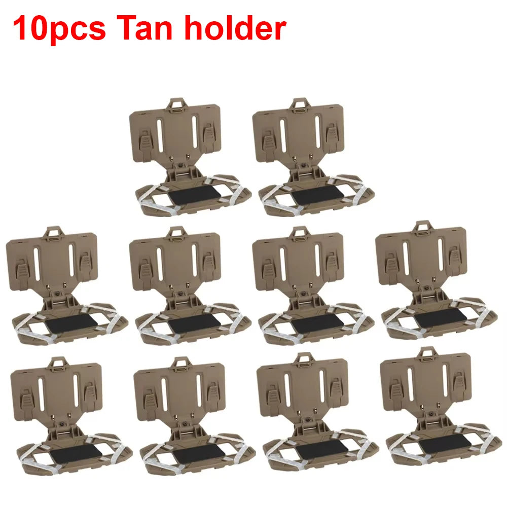 1/5/10PCS Tactical Folded Navigation Board Practical Chest Bag Map Case Mobile Phone Holder Pouch Molle Vest Airsoft Accessories