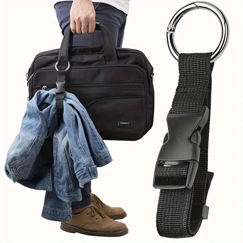 Buckle Backpack Strap Portable Strap with Release Buckle Additional Bag Luggage Strap Belt Jacket Holder