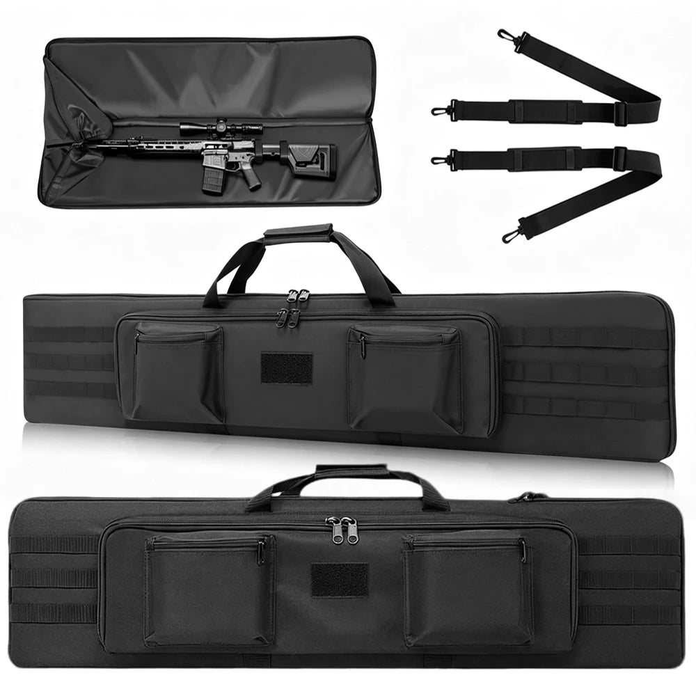 100/120cm Tactical Rifle Bag Single Long Rifle Case Soft Rifle Shotgun Storage Bag Pistol Gun Case Airsoft Shooting Range Bag