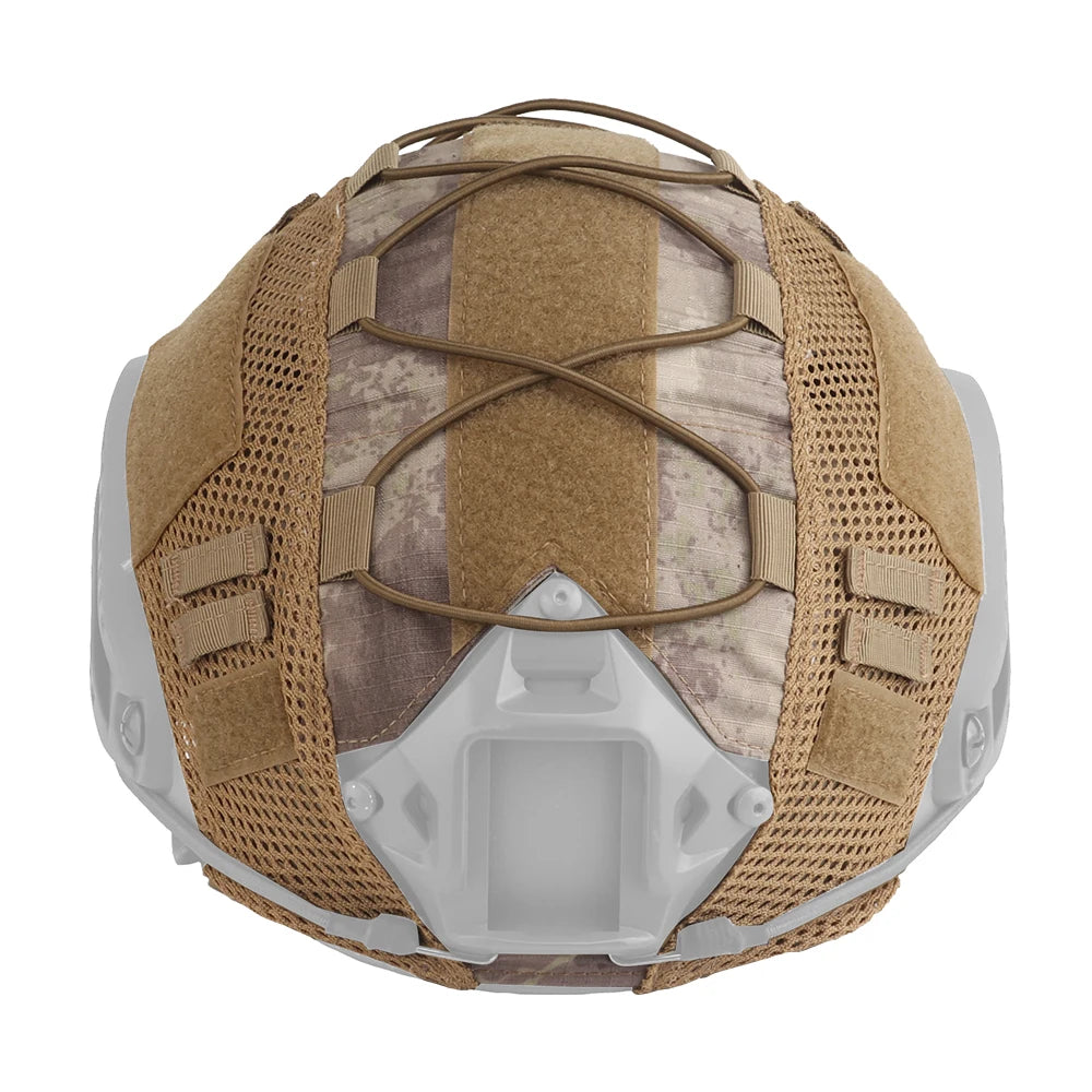 Camouflage Helmet Cover For Ops-Core PJ/BJ/MH Fast Helmet Cover Tactical Militar Hunting CS Wargame Outdoor Sport