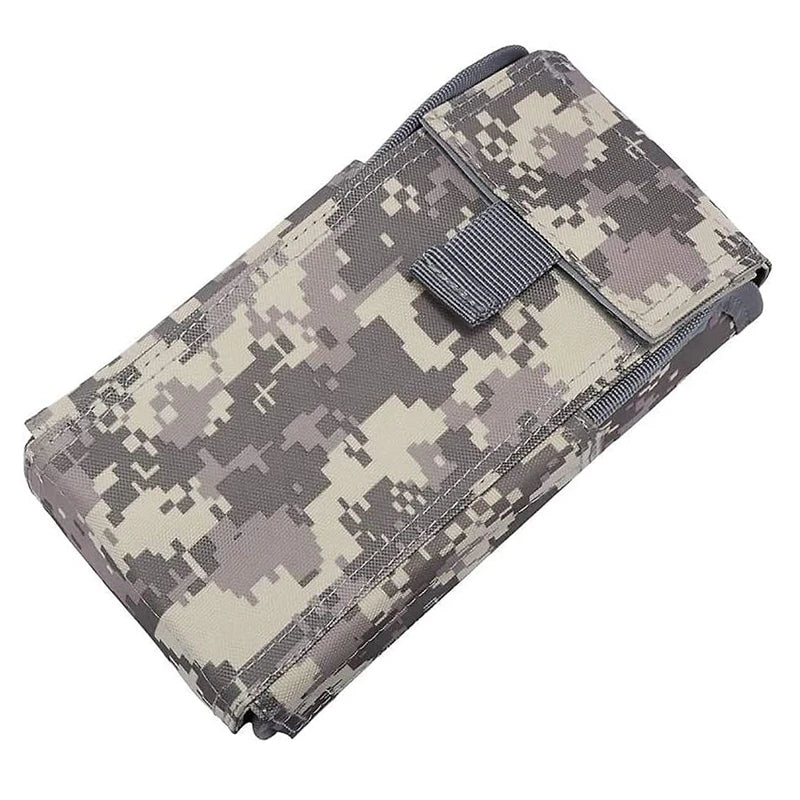 MOLLE Tactical 25 Rounds Shotshell Pouch Holder Compact Foldable Shotgun Reload Ammo Mag Bag Quick Access Shotgun Shell Carrier