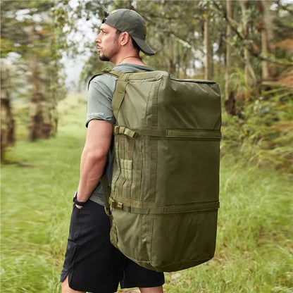 48L 66L 100L Tactical Luggage Bag Camping Backpack Outdoor Molle Duffel Bags Hiking Travel Gym Weekend Bags Tactical Equipment