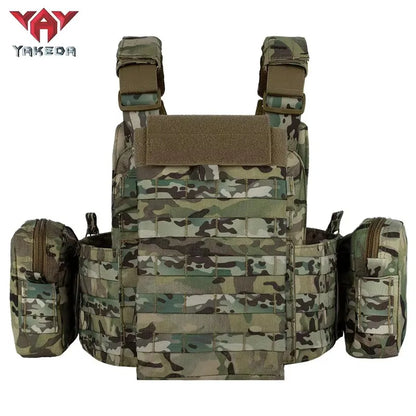 YAKEDA Quick disassembly training vest, detachable and expandable, comfortable, breathable, wear-resistant and tear resistant