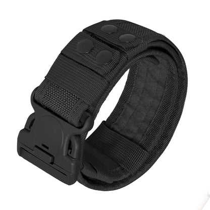 BOOIU Men's Tactical Waist Belt PP Woven Belt Multi-functional Tactical Belt For Outdoor Sports Camping Hunting Accessories
