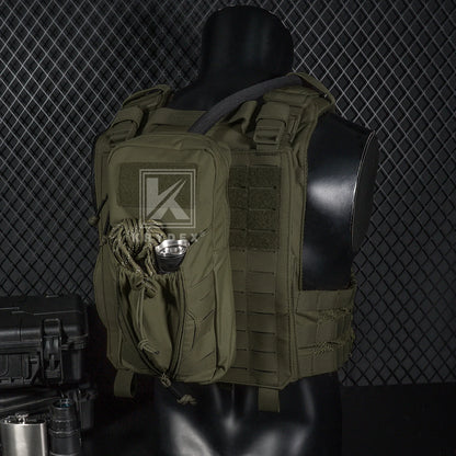 KRYDEX Tactical 1L Hydration Bladder Pouch MOLLE Hydra Carrier Pack 34oz Water Bag Outdoor Hiking Travel Accessories