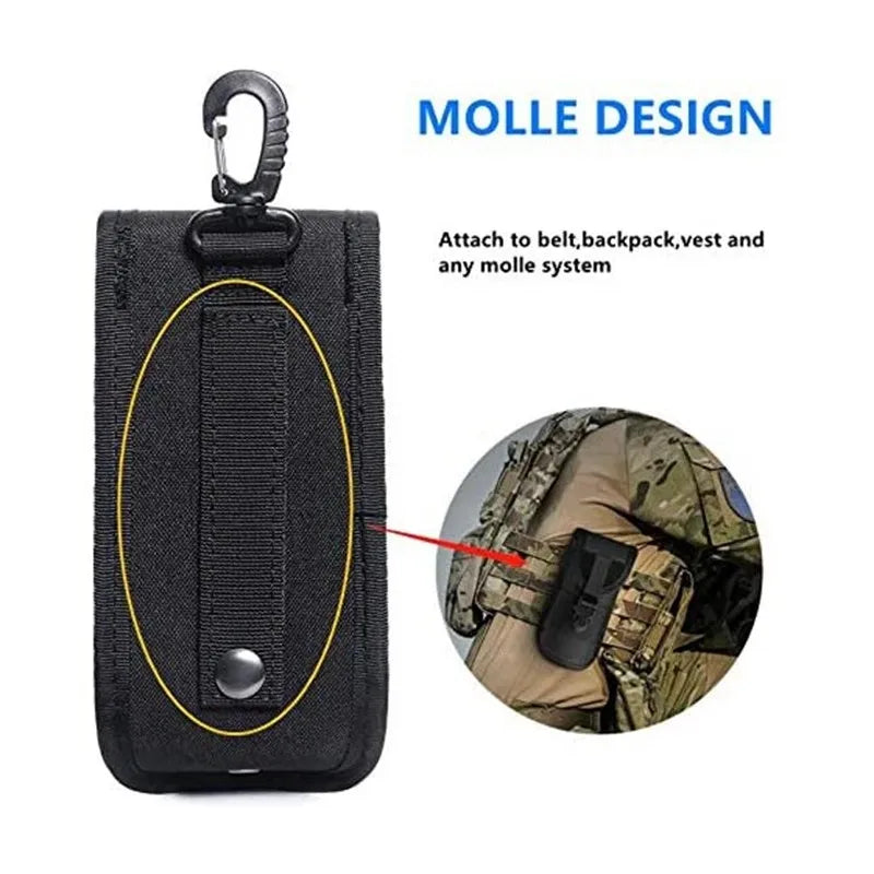 Outdoor hard shell Sunglasses Pouch EDC Molle Glasses Pack Utility Hiking Hunting Accessories Thicken Sunglasses Case