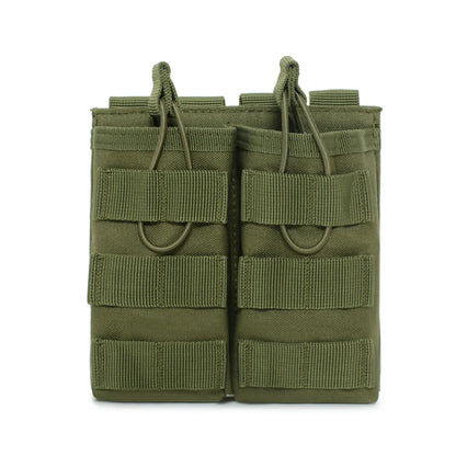 MOLLE M4 M16 Double Magazine Pouch Open Top Hunting Accessories EDC Waist Bag AR AK Rifle Mag Holder Vest Pouches