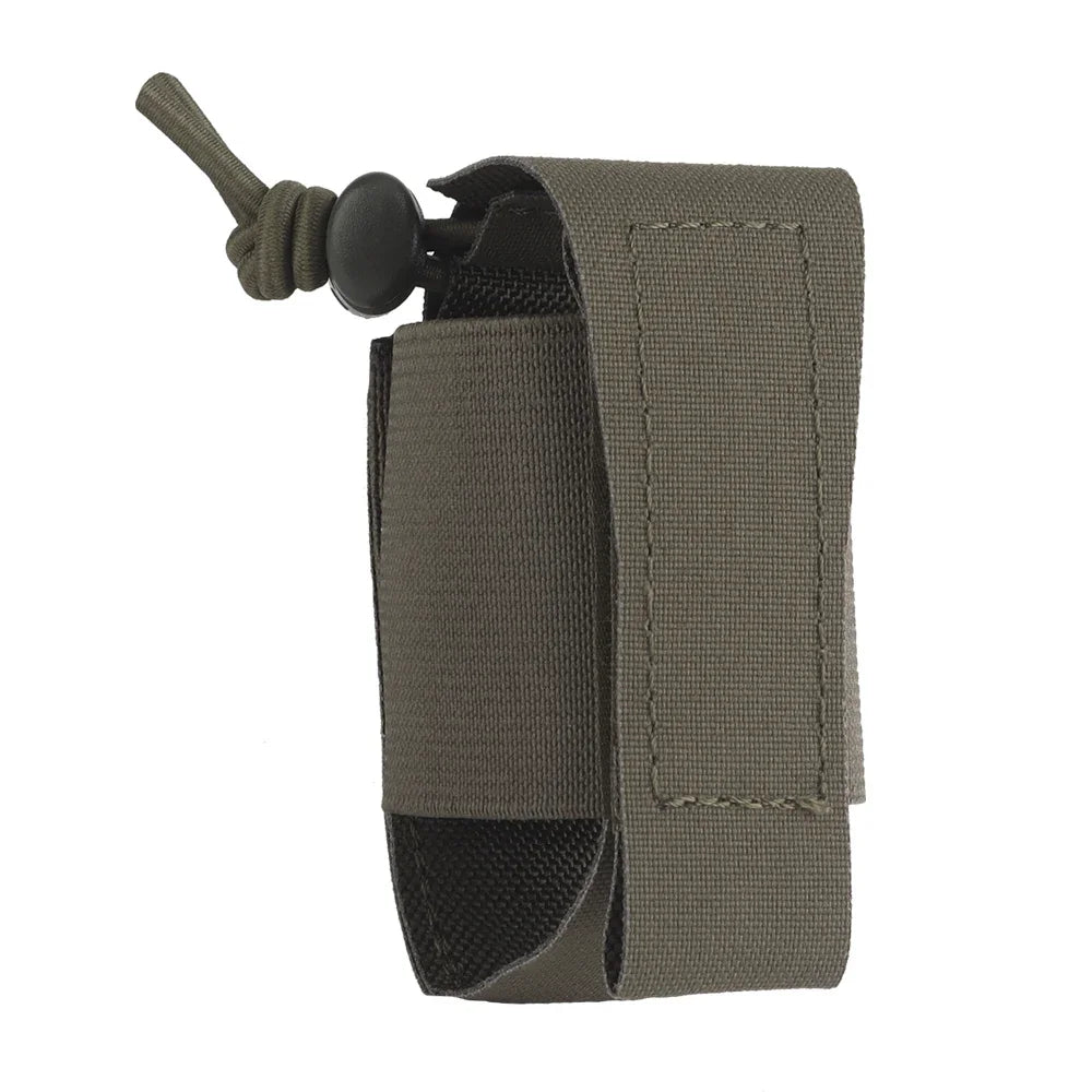 M67 Grenade Pouch Rgd-5 Storage Bag Tactical Plate Carrier Molle Equipment Mini Elastic Fixed Pocket Grenade Holder Tool Bag