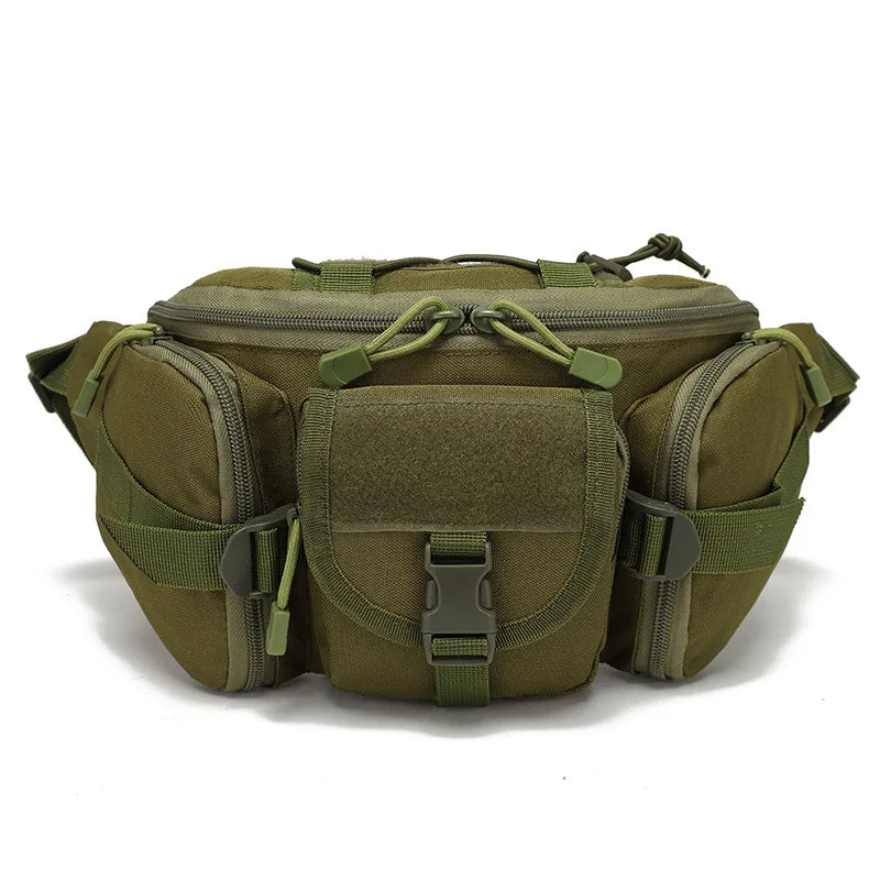 Outdoor Sports Waterproof Waist Bag Camping Multifunctional Men's Fishing Waist Bag Camouflage Backpack