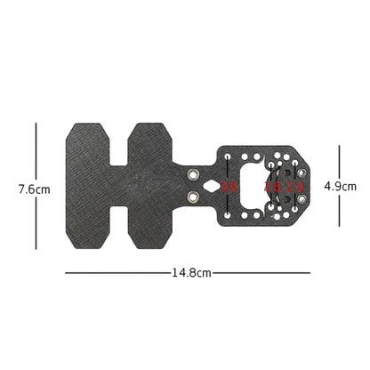 Tactical AXL Style Tactical Vest Universal PTT MOLLE Mounting Board for  TEA Invisio
