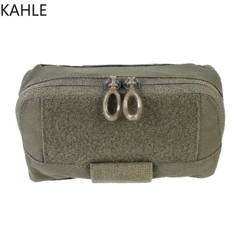 Tactical Admin Pouch Olive Green MOLLE AIRSOFT Functional Chest Lightweight EDC Utility Pouch Multi-Function Belt-Pouch