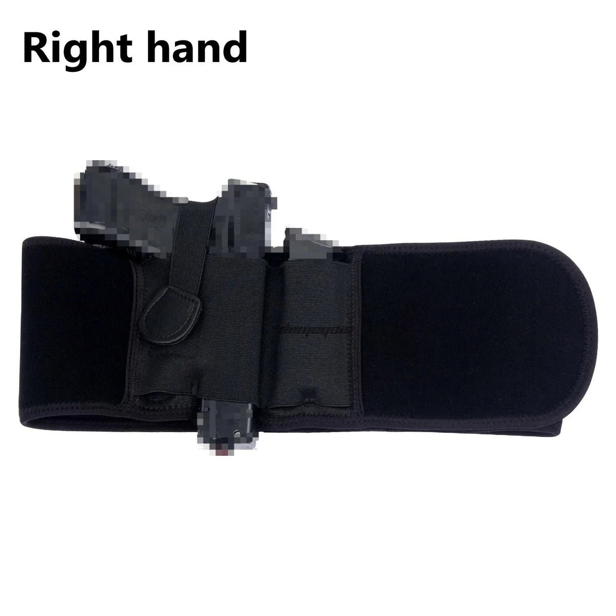 Left / Right Hand Concealed Carry Belly Band Gun Holster for G19, 17, 42, 43, P238, Ruger LCP