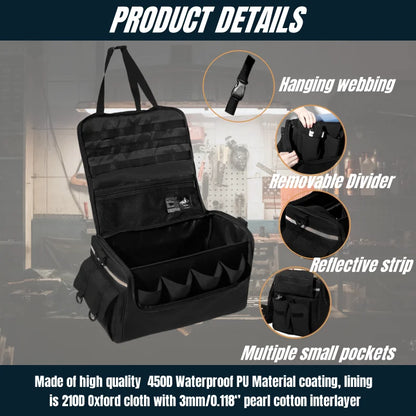 Range Bag Outdoor Hunting Training Shooting Tactical Handgun Bag Waterproof Shoulder Bag Car Wokring Organizer Patrol Bag
