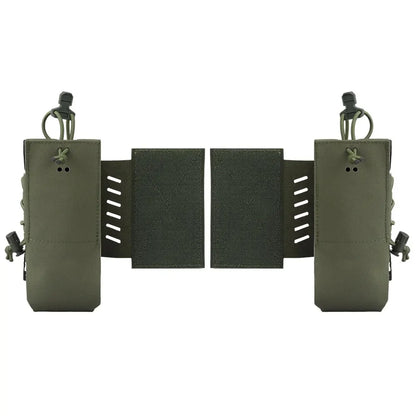 2pcs Tactical Radio Pouch Holster Compatible with AN/PRC 148 152 163 and Similar Size Radio Equipment Molle System Accessories
