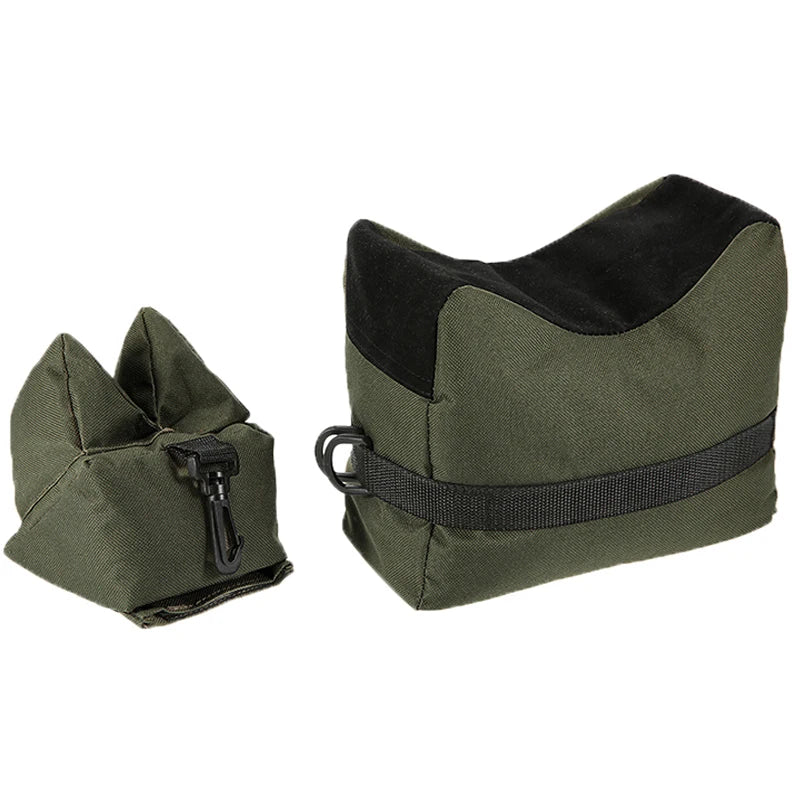 Front & Rear Tactical Bag Unfilled Support Stand Hunting Bag Gun Accessories Hunting Shooting Gun Rest Bag Set