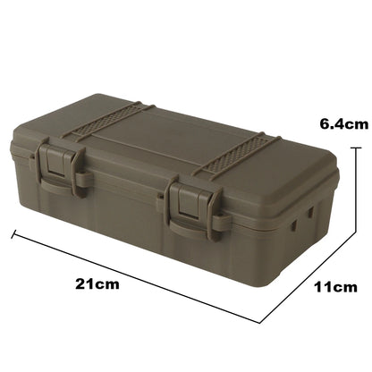 Tactical Camo Storage Box Valuable Item Hard Safety Case Multi Functional Tool Protection Boxs With Pre-cut Sponge Can Lockable