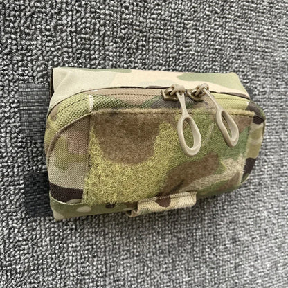 Tactical Admin Bag Vest Chest Hanging Expansion Molle Panel Map Pouch Multicam Attachment Sundry Bag