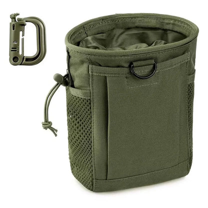 OPHIDIANTAC Molle Dump Pouch,Hunting Magazine Recovery Pouch Drastring Ammo Bag Belt Waist Fanny Pack Adjustable Holster Bag