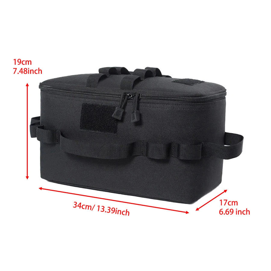 Handheld outdoor travel storage bag, camping hiking tool storage bag