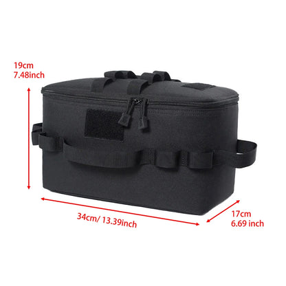 Handheld outdoor travel storage bag, camping hiking tool storage bag
