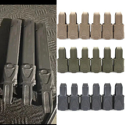 6/10PCS Tactical 9mm Magazine Pouch Rubber Holster Universal Pistol Mag Sleeve Cover for G17 19 Beretta M9 SIG P226