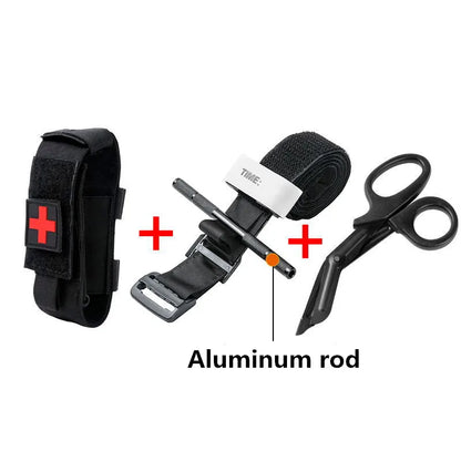 Tactical First Aid New Metal Aluminum Rod Tourniquet Survival Hemostasis Second Generation Upgrade Repeated Use Strengthen