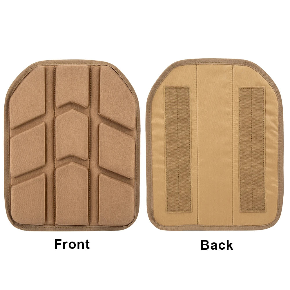 2Pcs Tactical Vest Pads Soft Padded EVA Foam Plate Carrier Pads Airsoft Plates Breathable Vest Inner Plates Tactical Accessories