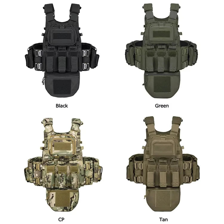 Custom Tactical Vest Bag Hunting Gear Custom Fishing Vest Bag Fully Protection Tactical Vest Outdoor Training Backpack