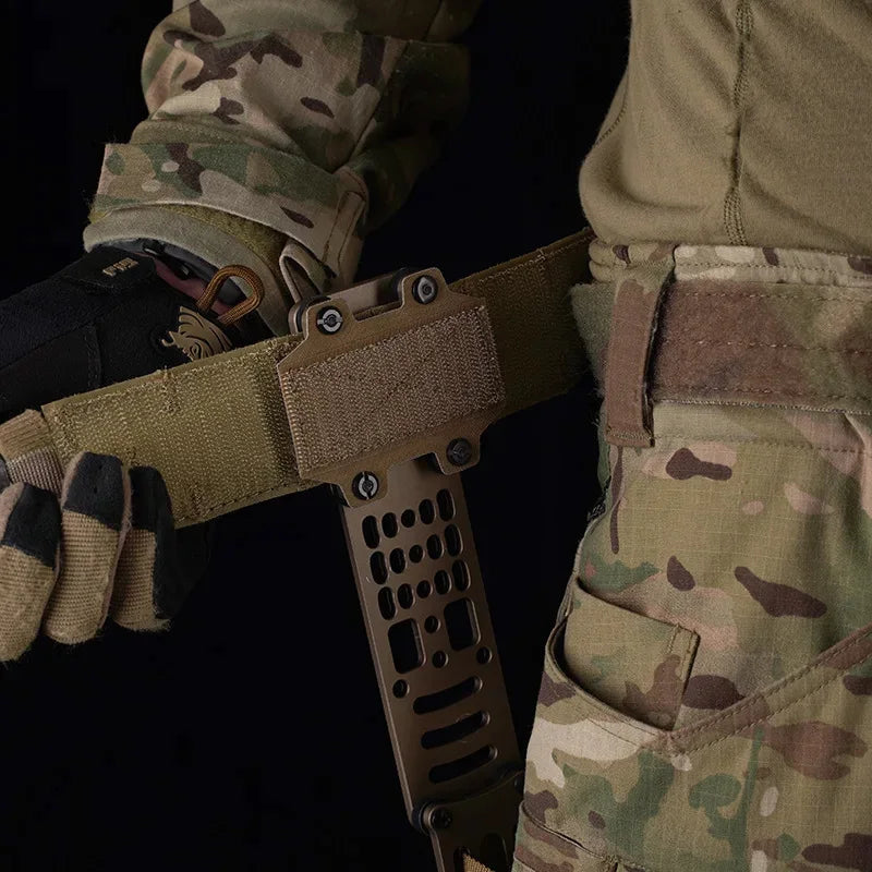 MHA Adapter Bridge Hook and Loop Modular Holster Adapter Mounting Panel Two-Piece Combat Belt Accessory