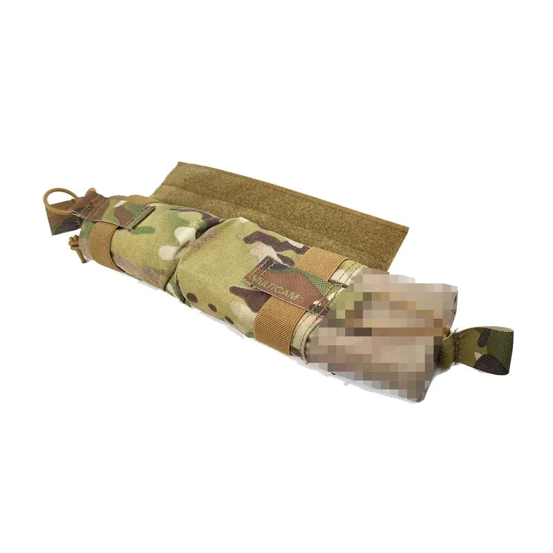 Tactical Horizontal Side Pull Magazine Pouch Multicam Plate Carrier Mag Pouch Airsoft Vest Molle Abdominal Drop Bag