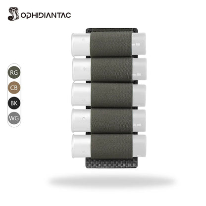 OPHIDIANTAC Knight Shell Accessories Flexible Storage Holder Molle Strap for Plate Carrier Accessories