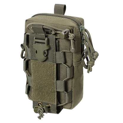 Molle EDC Belt Pouch Water Bottle Bag Kettle Carrier Outdoor Hunting Sports Phone Holder Camping Hiking Organizer Waist Pack Bag
