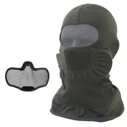 Tactical Venom Balaclava Mask V1 Elastic Breathable With Steel Mesh Full Protective Mask Headgear Hunting Paintball Airsoft Gear
