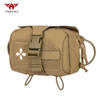 YAKEDA Hunting Quick Open Storage Bag Belt Tank Top Can Attach Outdoor Accessories Bag Outdoor Mountaineering Tool Kit