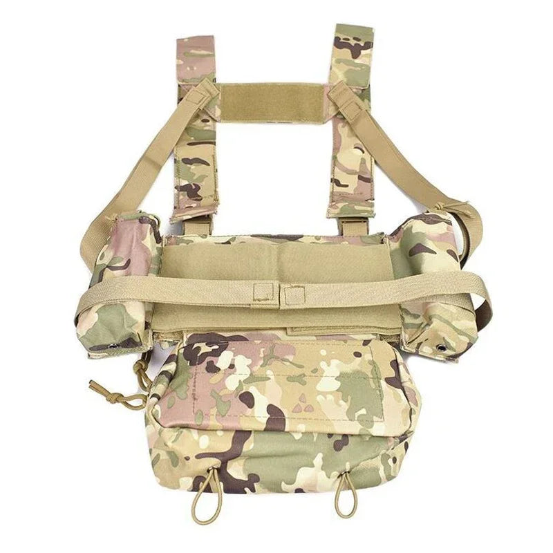 Molle Tactical MK3 Chest Rig Multicam Chassis SACK Pouch Harness M4 AK Magazine Pouch Airsoft Paintball Accessories Hunting Vest