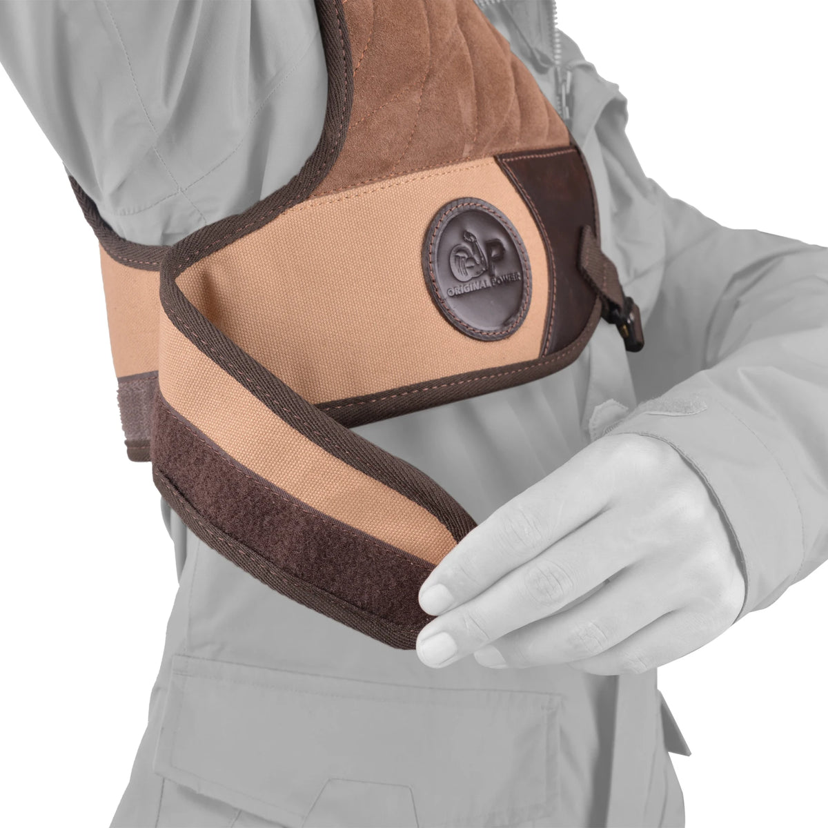 Adjustable Rifle And Shotgun Recoil Reducer Shooting Shoulder Pad Shield Leather Canvas Shirt Vest Hunting Protection