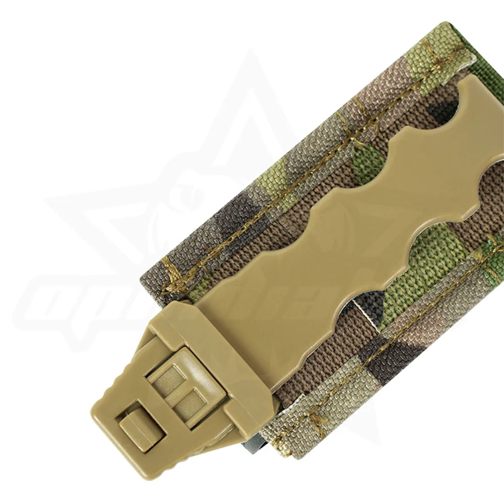 OPHIDIAN MOLLE Mag Pouch FAST 9MM Single/Double Mag Bag Hunting CS Games Air soft Holder With Nylon Support Clip